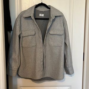 Grey Oversized Shacket from Ardene